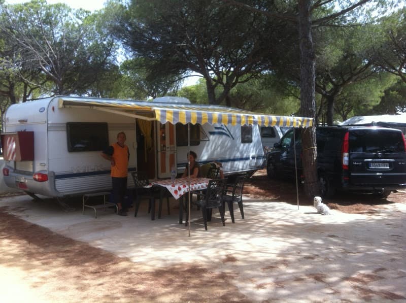 Nuestra familia en camping